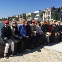 Group on the Battery in Charleston, South Carolina