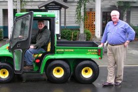 John with David Zuckerman, 2003.
