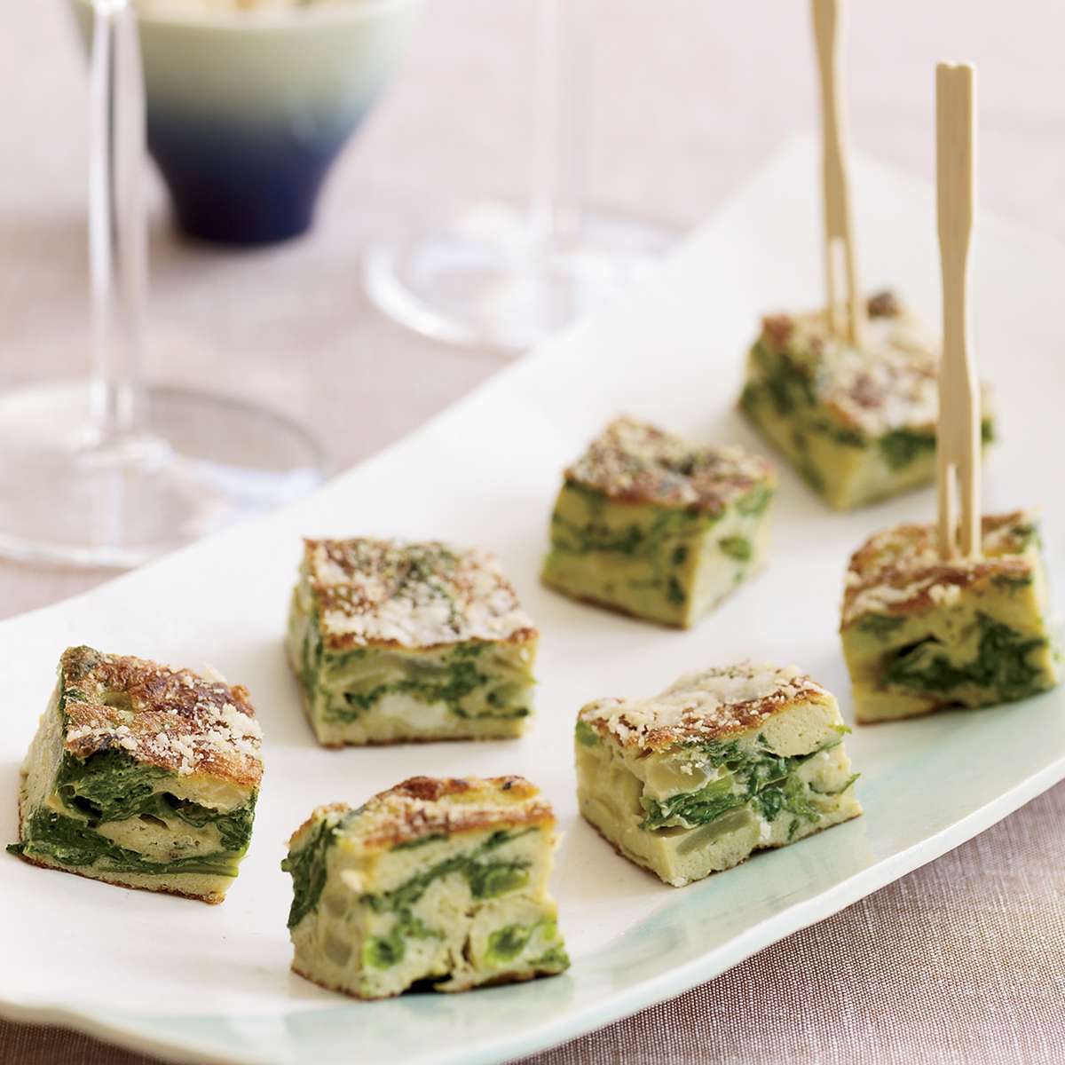 Mustard Green-and-Sweet Onion Frittata 