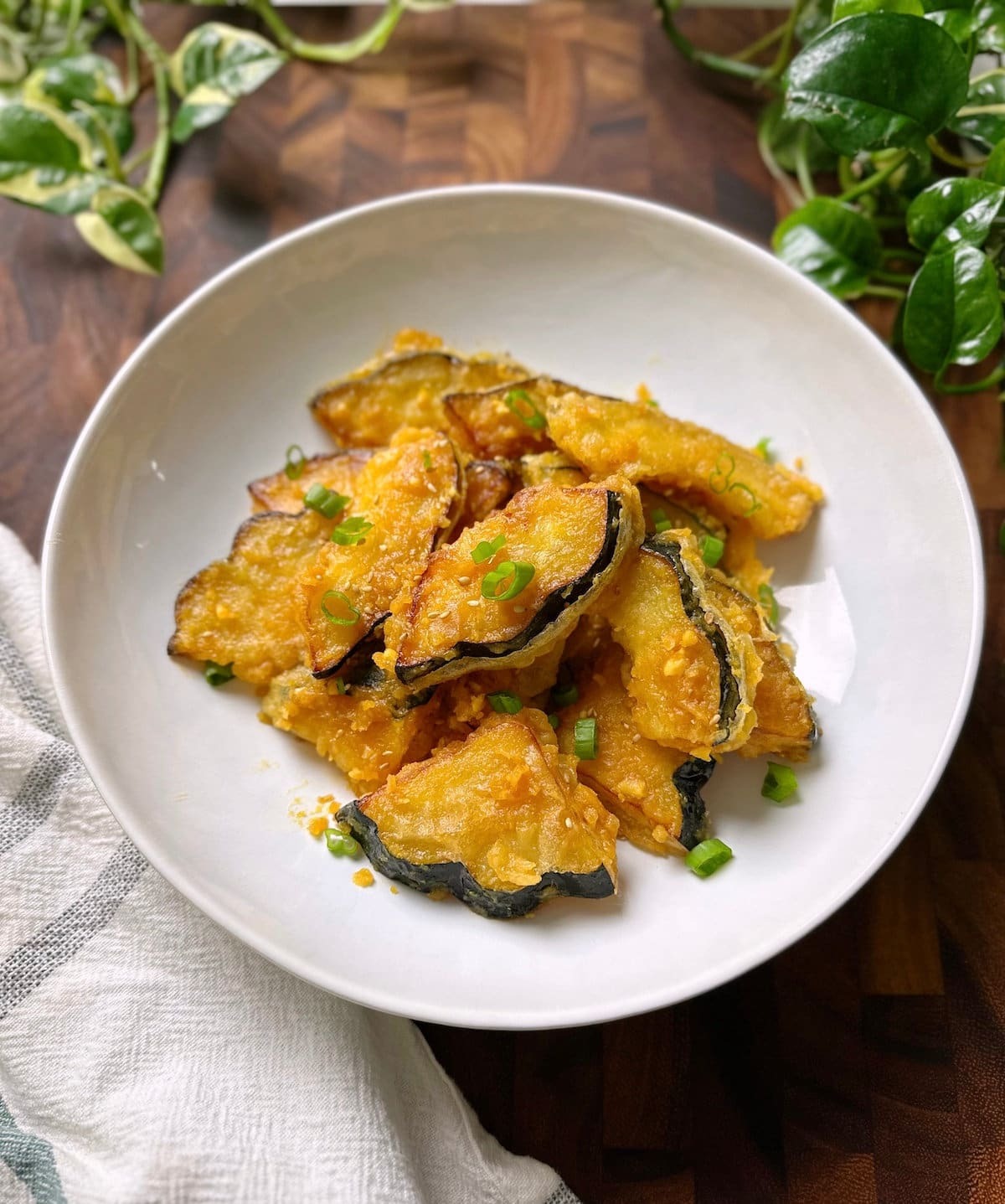 pumpkin with salted egg yolk
