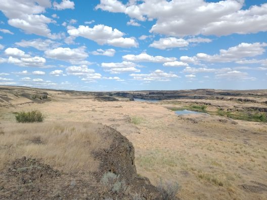 Dry landscape in central Washington