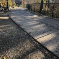 Pacific Connections paved sidewalk